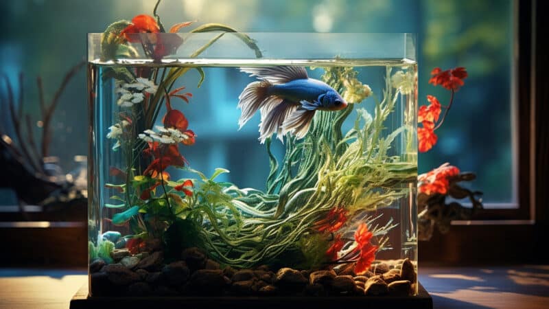 A beautiful betta fish tank idea