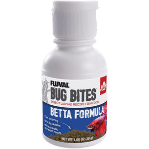 bottle of Fluval Bug Bites Betta Fish Food