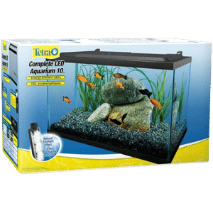 Tetra 10 Gallon Fish Tank Kit with LED lighting