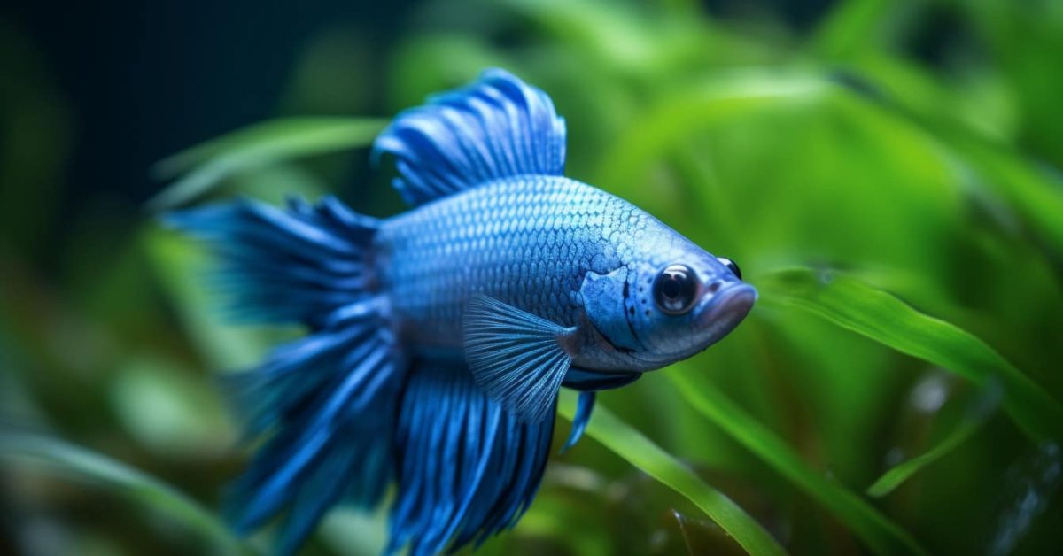 Blue Betta fish